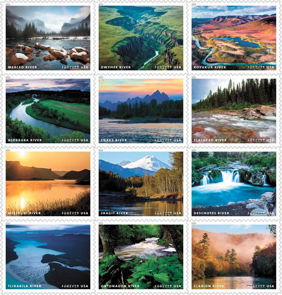 Heres a list of the 12 Wild and Scenic rivers that will appear in the 2019 forever stamp collection.