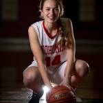 Snohomish senior point guard Maya DuChesne averaged 14.1 points, 4.7 rebounds, 3.2 assists and 2.4 steals per game this season while leading the Panthers to a fourth-place state trophy. (Kevin Clark / The Herald)