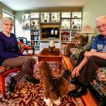 John and Maureen Keane talk about his homeland of Ireland in their Edmonds living room. He is the Honorary Consul of Ireland in Seattle and a longtime member of the Irish Heritage Club that presents Irish Week activities. (Dan Bates / The Herald)