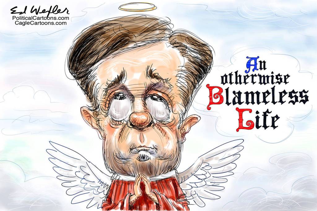 Editorial cartoons for Tuesday, March 12