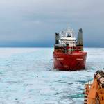 The U.S. Coast Guards Polar Star, a heavy icebreaker, during its 105-day deployment to Antarctica. The icebreaker returned to its homeport of Seattle on Monday. (Photo Courtesy U.S. Coast Guard)