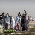 Ethiopian relatives of crash victims grieve at the site where the Ethiopian Airlines Boeing 737 Max 8 crashed shortly after takeoff on Sunday killing all 157 on board, near Bishoftu, south-east of Addis Ababa, in Ethiopia, on Thursday. (AP Photo/Mulugeta Ayene)