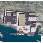 This rendering shows how Pacific Stevedoring has proposed developing the former Kimberly-Clark mill site in Everett. (Everett Terminal & Cold Storage)