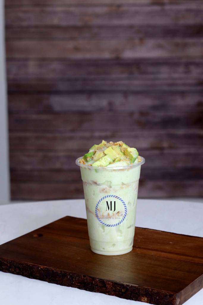 The avocado fruit float is one of the most popular items at MJ Café. (Alexis Taliman)