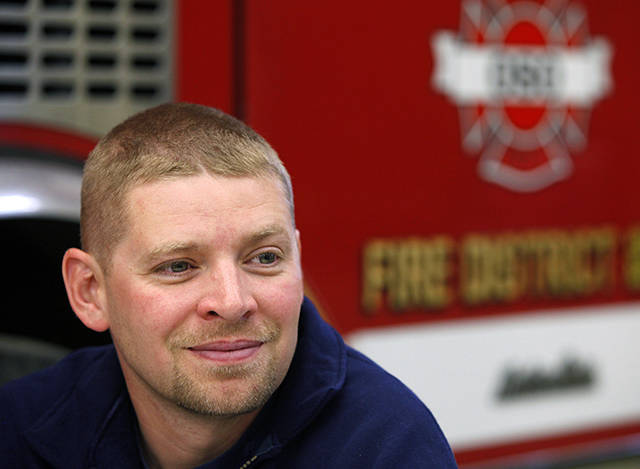 Oso Fire Chief Willy Harper was there when searchers found the body of a friend. (Genna Martin / The Herald)