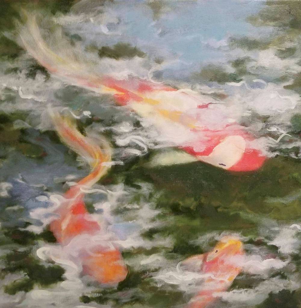 Colorful Koi by Phyllis Thornton
