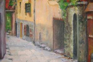 Artist exaggerates her oil paintings to make them more alive