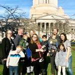 Residents from Everetts Delta neighborhood made a trip in January to Olympia to advocate for cleanup related to the former Asarco smelter site. (Delta Neighborhood Association)