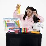 Students will get to conduct experiments with Jocelyn Argueta, who performs as Jargie the Science Girl, in an April 9 performance at the Edmonds Center for the Arts. (Paragon Media)