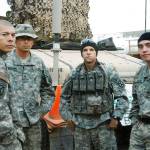 Staff Sgt. Travis Atkins is standing second from right. (U.S. Army)