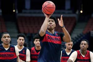 Zags get surprise visit from Jimmy Kimmel sidekick ‘Guillermo’