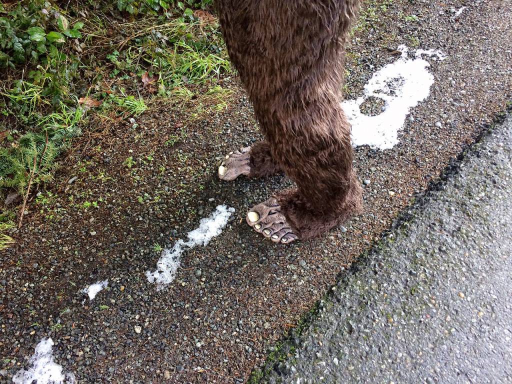 Big feet. (South Whidbey Record)