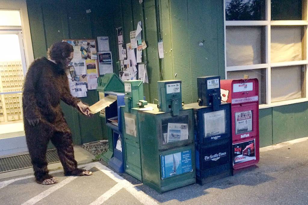Bigfoot can read? (South Whidbey Record)