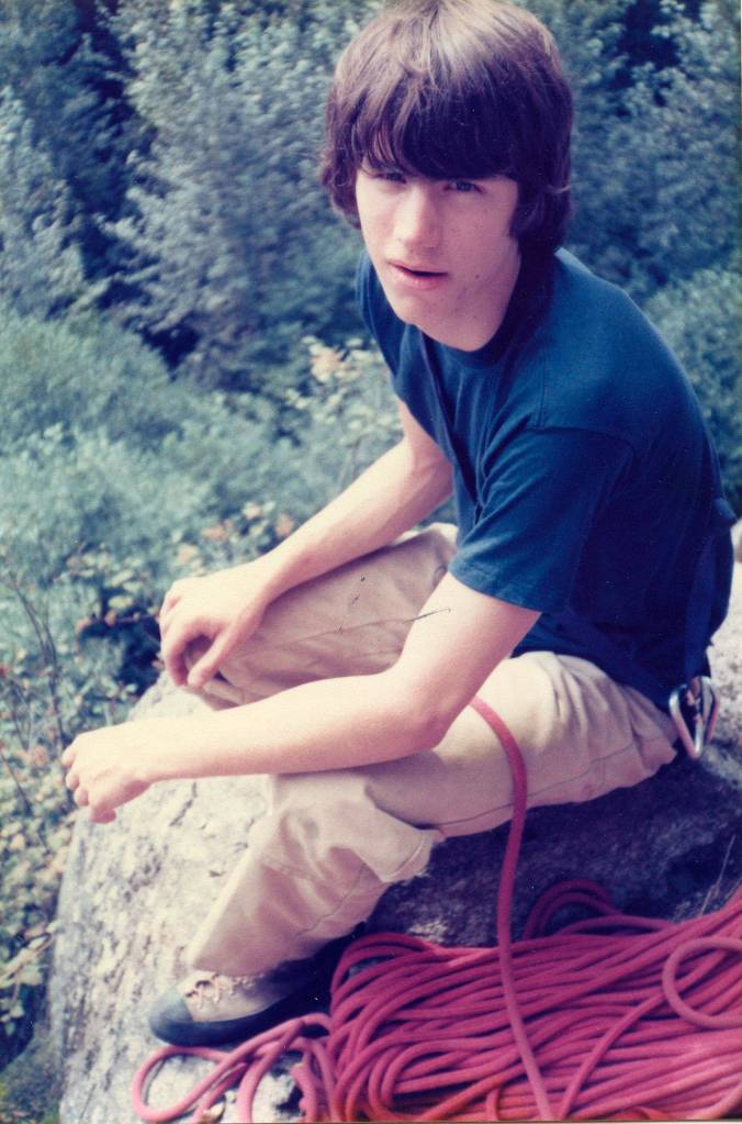 Jeff Smoot at Index Town Walls in 1979. (Mark Gunlogson)