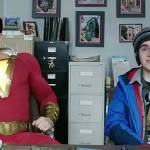 Zachary Levi is the adult superhero and Jack Dylan Grazer plays his sidekick in Shazam! (Warner Bros.)