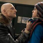 Mark Strong (left) plays the evil Dr. Sivana, here menacing Freddy (Jack Dylan Grazer), in Shazam! (Warner Bros. Pictures)