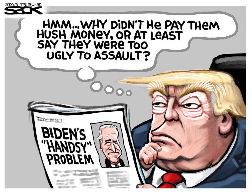 Editorial cartoons for Saturday, April 6