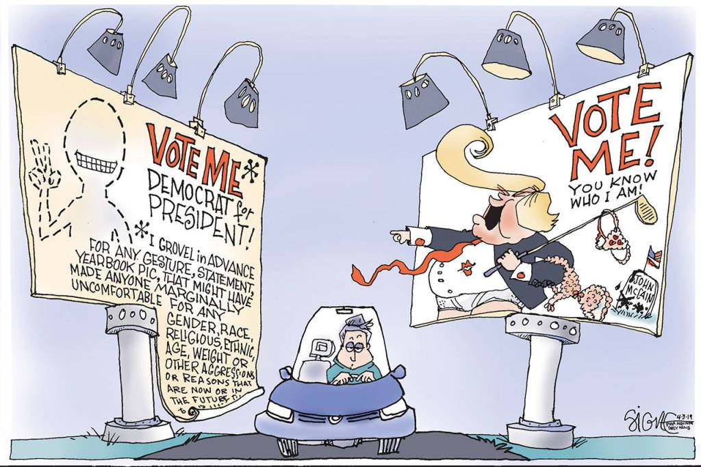 Editorial cartoons for Saturday, April 6