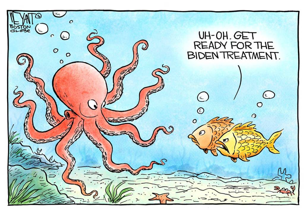 Editorial cartoons for Saturday, April 6