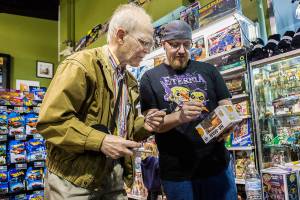 At 84 years and 155 pounds, he’s hardly He-Man and yet he is