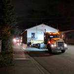 The house was moved in the middle of the night. (Jeff Vaughan / Marysville City Council)