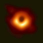 Scientists revealed this first image ever made of a black hole on Wednesday after assembling data gathered by a network of radio telescopes around the world. (Event Horizon Telescope Collaboration/Maunakea Observatories via AP)