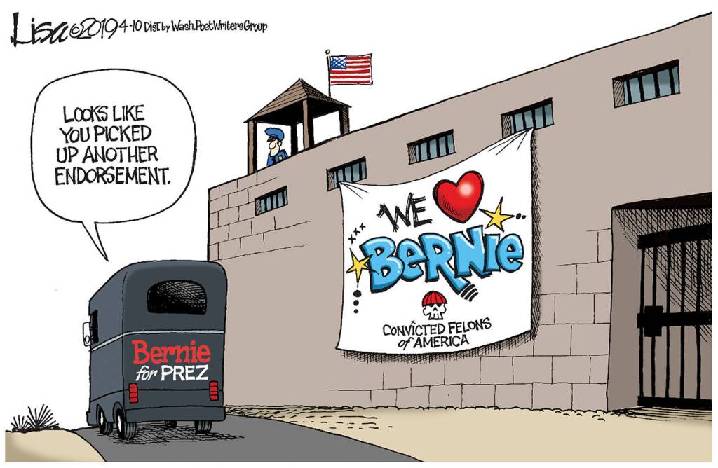 Editorial cartoons for Thursday, April 11