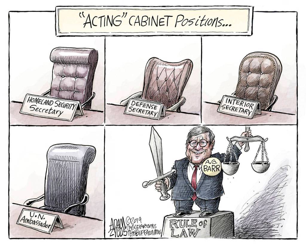 Editorial cartoons for Thursday, April 11