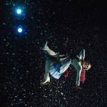 Danica Gagnon-Plamondon is Crystal falling in Cirque du Soleils Crystal at the Angels of the Winds Arena on Wednesday in Everett. (Andy Bronson / The Herald)