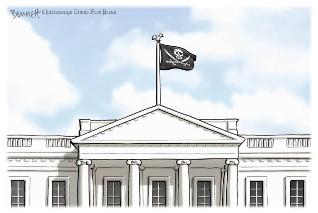 Editorial cartoons for Friday, April 12