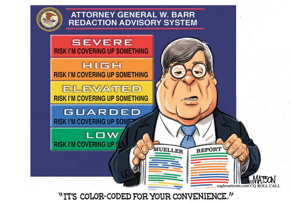 Editorial cartoons for Saturday, April 13