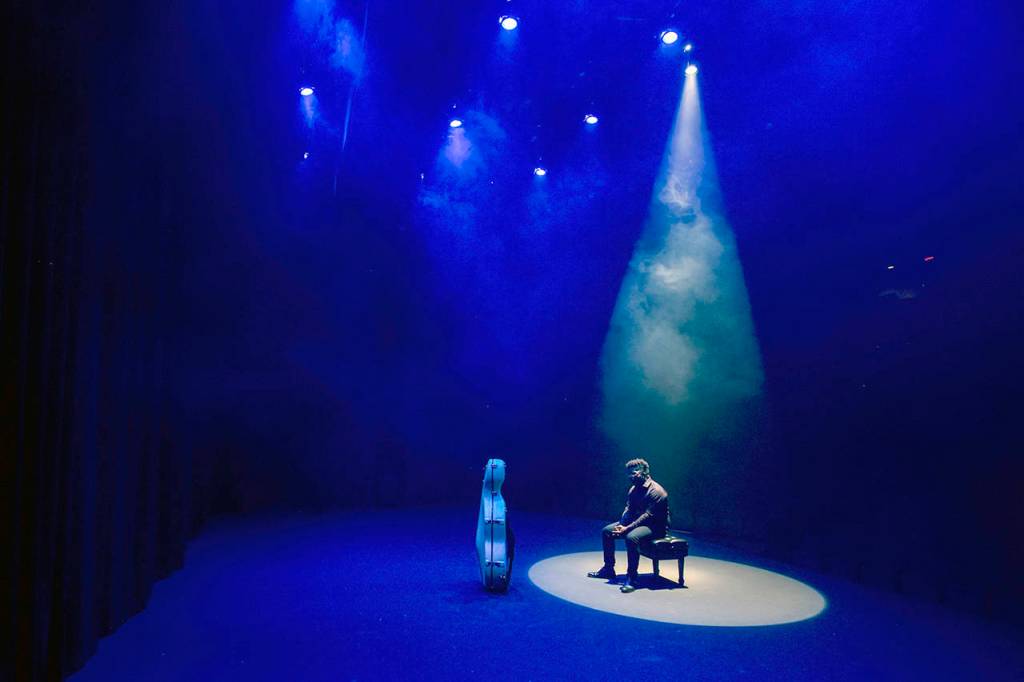 Eddie Adams, 20, a student at George Mason University, says playing the cello has shown him a path out of poverty and helped him cope with anger and depression. (Jahi Chikwendiu/Washington Post)