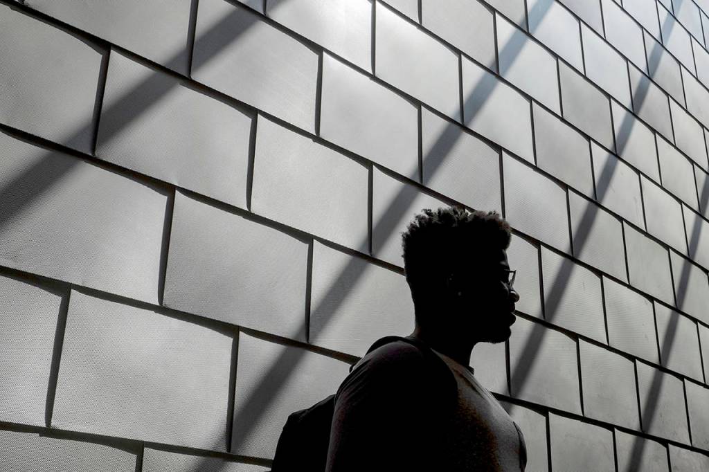 Growing up, Adams found music to be a tremendous stress reliever. The most therapeutic music is heavy and mournful, he said. (Jahi Chikwendiu/Washington Post)