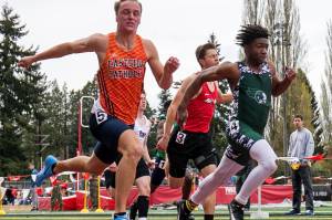 More than 100 teams are expected at Snohomish High School for Saturdays Eason Invitational, which is annually one of the states premier high school track and field meets. (Kevin Clark / The Daily Herald)