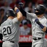 Mariners blow 8-run lead, rally for win over Angels