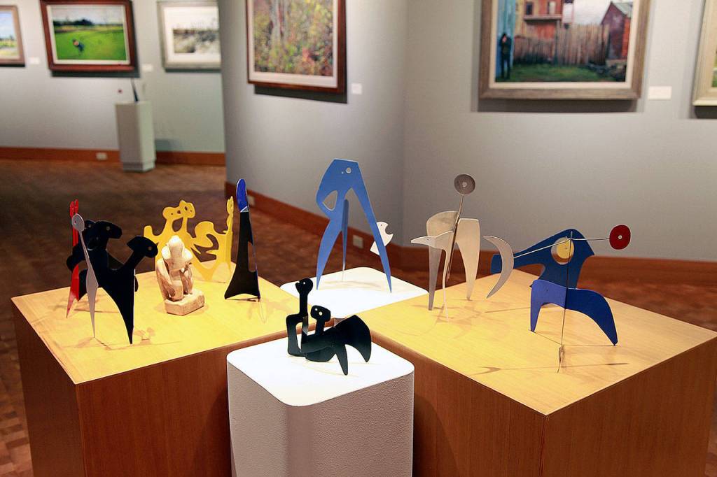 Some of the sculptures by Gregory Kammer on display as part of his exhibit at the Russell Day Gallery. (Gregory Krammer)