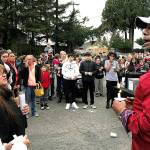 Pastor Paul Stoot Sr., of the Greater Trinity Church in Everett, speaks at a vigil for Jae An. Stoot, a longtime customer of Ans store, said he spoke with the mini mart owner two hours before he was killed. (Caleb Hutton / The Herald)