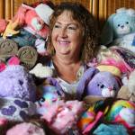 Cheryl Bryan of Snohomish has hundreds of stuffed bunnies and figurines throughout her home. (Kevin Clark / The Herald)