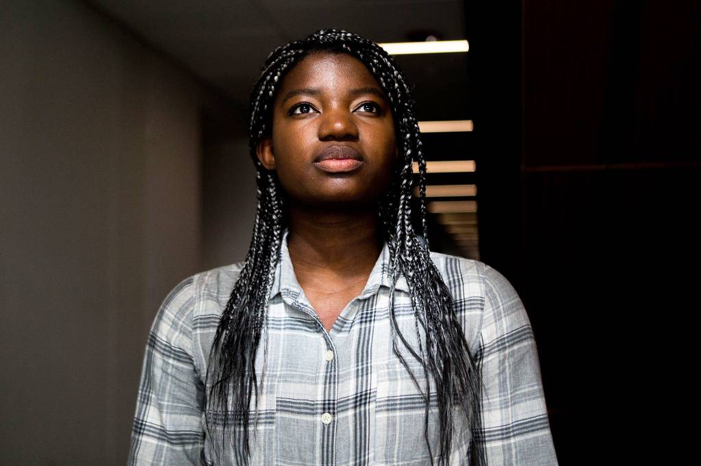 <a href="https://www.heraldnet.com/news/from-haiti-to-smokey-point-now-she-wants-to-go-to-west-point/" target="_blank">Stella Seth</a>, 18, a Lakewood High senior, will be attending Westpoint Military Academy in the fall. She hopes to study intelligence and infantry. (Olivia Vanni / The Herald)
