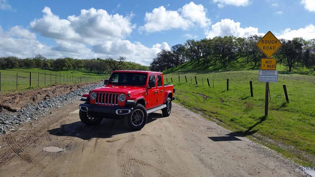 The 2020 Gladiator is an all-new offering from Jeep, powered by a 3.6-liter Pentastar V6 engine and equipped with the famous Wrangler four-wheel drive system. (Mary Lowry / For The Herald)