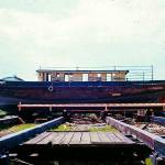The Equator shortly after it was pulled off Jetty Island in 1967. (Bob Mayer photo / Jack ODonnell collection)