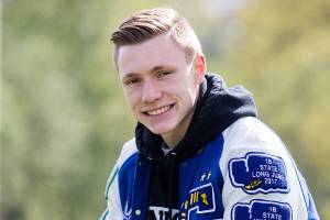 Caleb Sanders, Grace Academy senior and star athlete, plans to major in business. (Andy Bronson / The Herald)