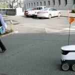 Human governor signs robot-delivery rules into law