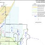 A partial map of the Enumclaw city limits, with Drainage District 5 in light blue and 5A in yellow. Homes in these areas are taxed every year to allow Drainage District 5 to perform maintenance work on miles of roadside drainage ditches. Image courtesy city of Enumclaw