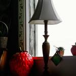 From stencils to cookie jars, strawberries are the theme in Dianna and Mike Biringers farmhouse. The old house will soon be torn down, due to a Port of Everett habitat restoration project. (Dan Bates / The Herald)