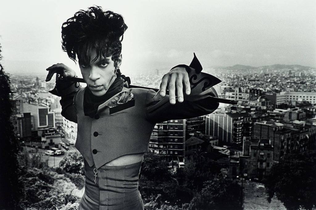 Terry Gydesen, Prince at Maontjuic. Barcelona, Spain, 1993. (Terry Gydesen/ Courtesy of MoPOP)