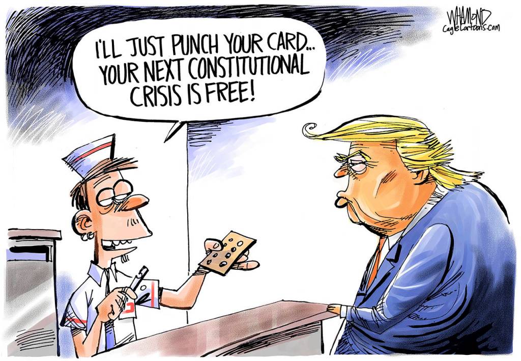 Editorial cartoons for Wednesday, May 8