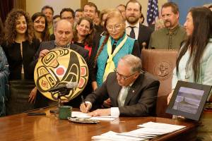 Inslee signs range of bills aimed at helping orcas