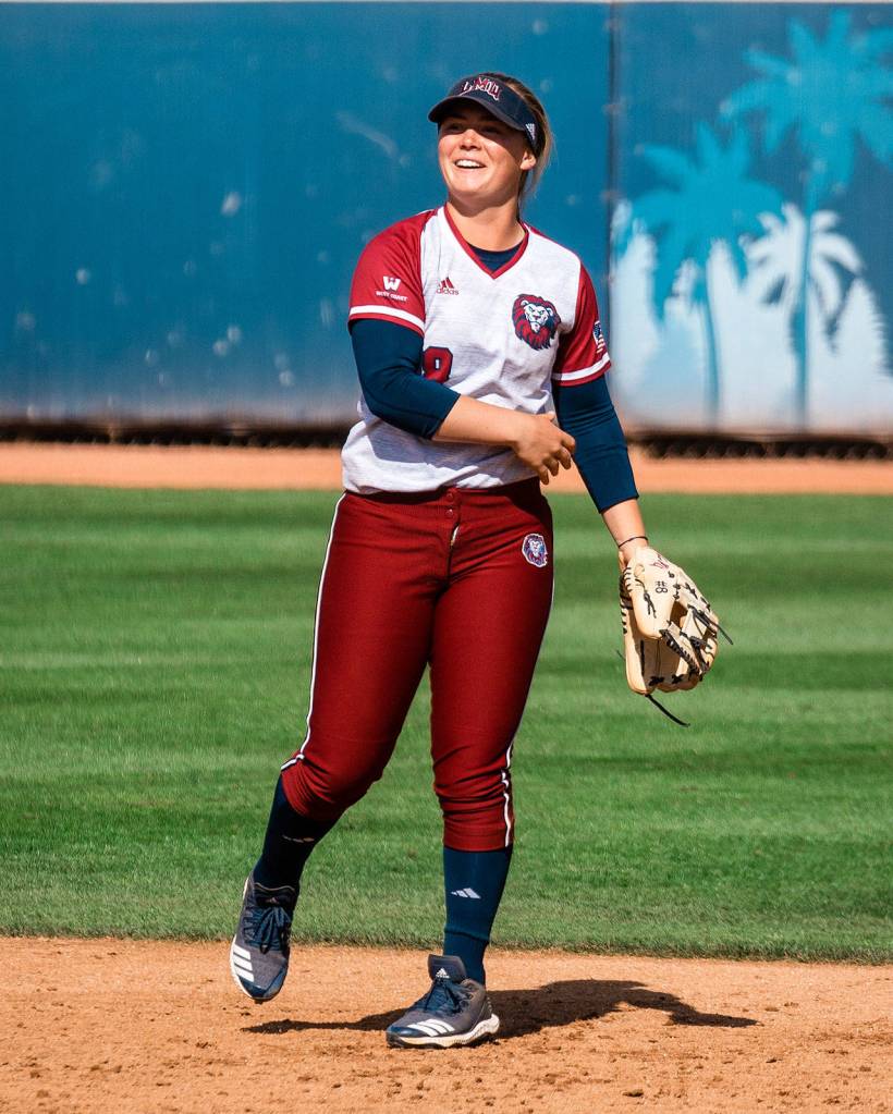 Loyola Marymount shortstop and Everett alum Megan Dedrick. (Loyola Marymount)