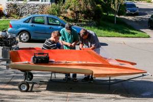 Mill Creek father and son teaming up to build a hydroplane